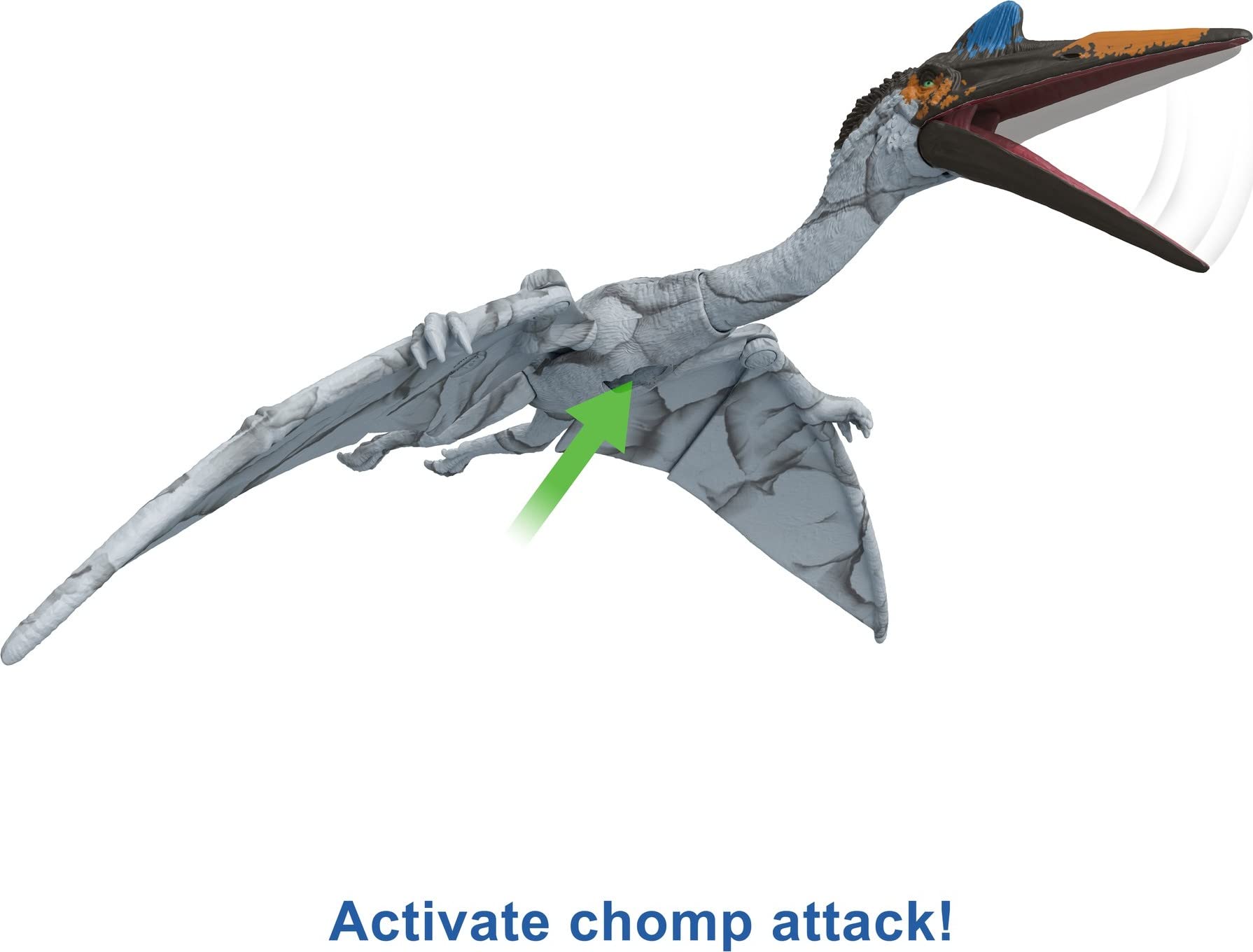 Foto 5 pulgar | Venta Internacional - Figura De Dinosaurio Jurassic World Quetzalcoatlus Massive Action