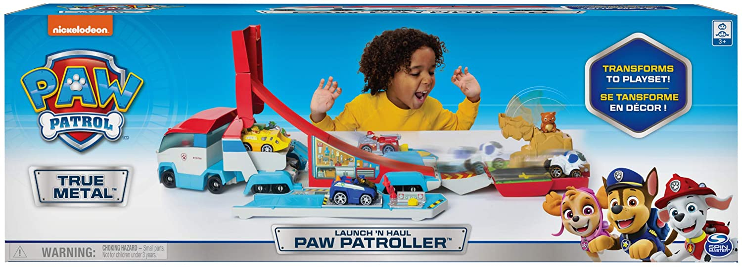 Foto 3 pulgar | Paw Patrol Launch'n Haul Paw Patroller Set de Orugas 2 en 1 para Vehículos True Metal