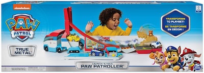 Foto 2 | Paw Patrol Launch'n Haul Paw Patroller Set de Orugas 2 en 1 para Vehículos True Metal