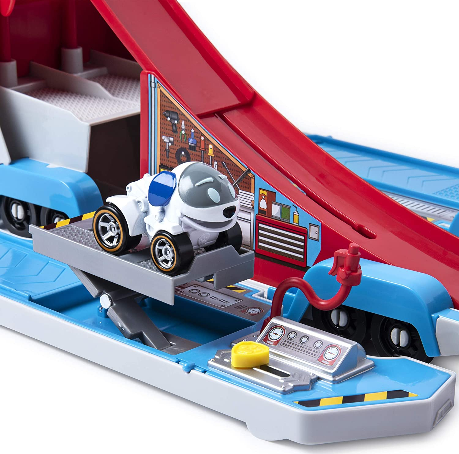 Foto 4 | Paw Patrol Launch'n Haul Paw Patroller Set de Orugas 2 en 1 para Vehículos True Metal