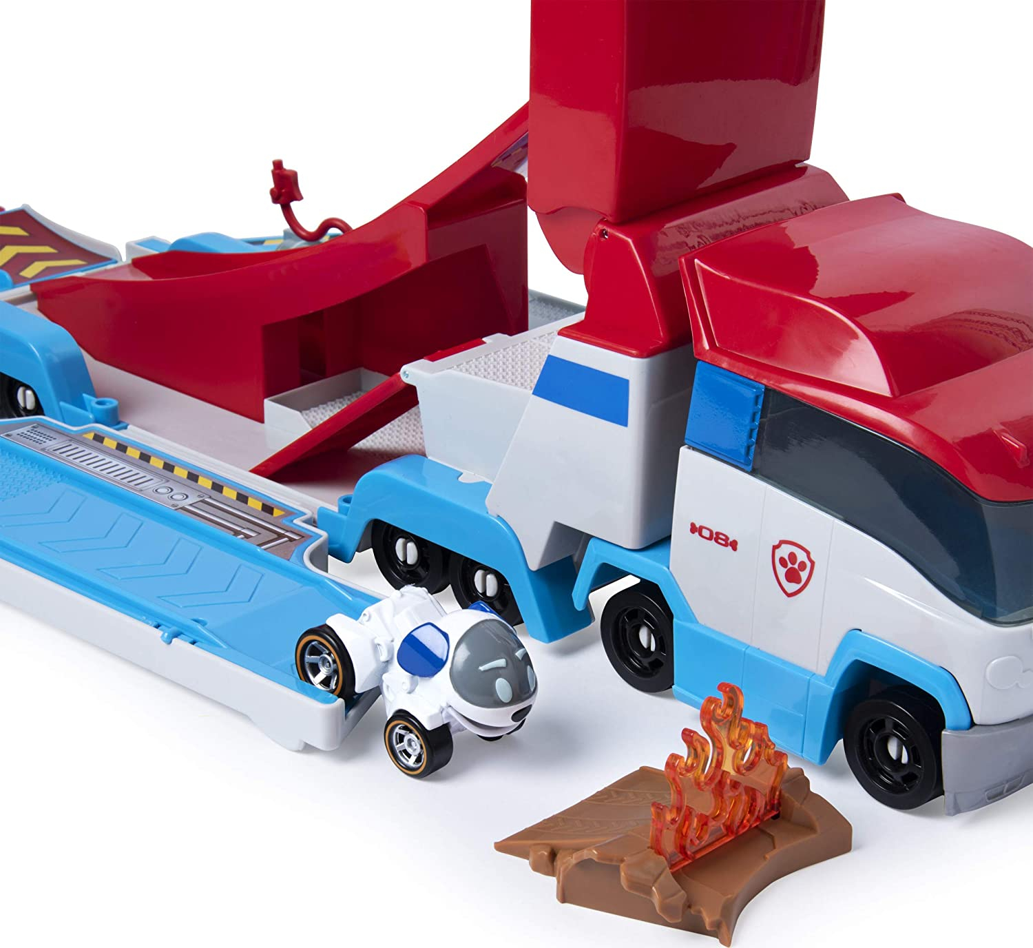 Foto 6 | Paw Patrol Launch'n Haul Paw Patroller Set de Orugas 2 en 1 para Vehículos True Metal