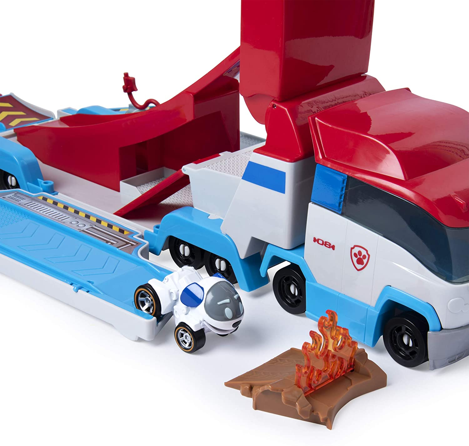 Foto 8 | Paw Patrol Launch'n Haul Paw Patroller Set de Orugas 2 en 1 para Vehículos True Metal