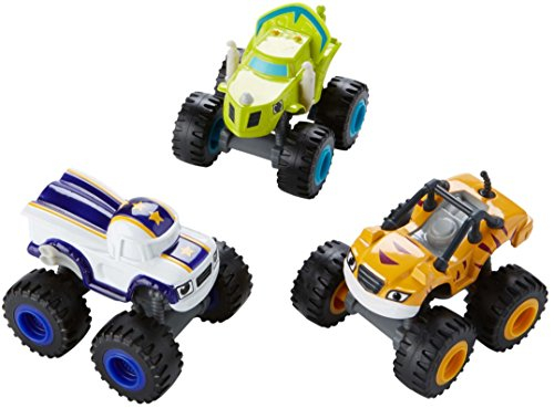 Foto 4 pulgar | Venta Internacional - Mounster Trucks Blaze & The Monster Machine 3 Piezas