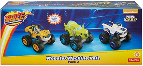 Foto 6 pulgar | Venta Internacional - Mounster Trucks Blaze & The Monster Machine 3 Piezas