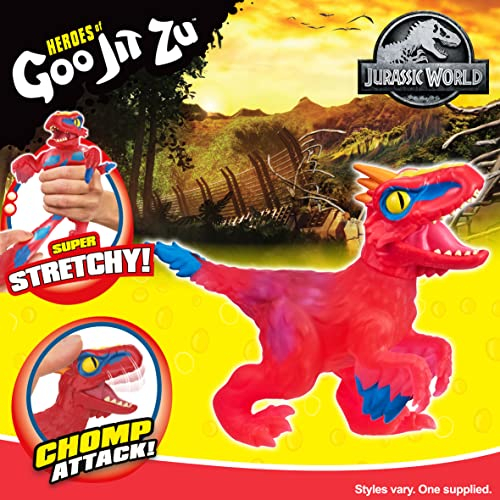 Foto 4 pulgar | Venta Internacional - Heroes Of Goo Jit Zu - Mundo Jurásico Licenciado - Ataque Chomp - Piroraptor Stretch