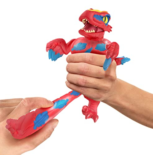 Foto 5 pulgar | Venta Internacional - Heroes Of Goo Jit Zu - Mundo Jurásico Licenciado - Ataque Chomp - Piroraptor Stretch