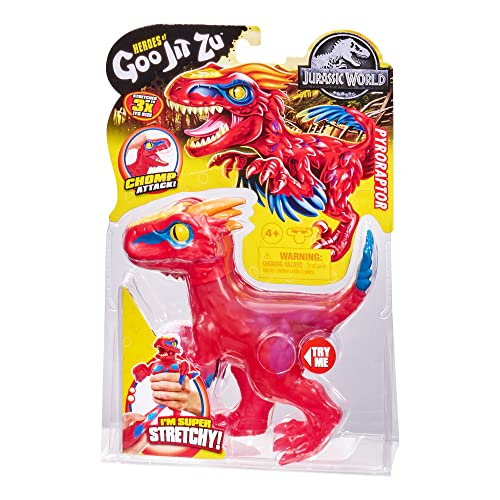 Foto 6 pulgar | Venta Internacional - Heroes Of Goo Jit Zu - Mundo Jurásico Licenciado - Ataque Chomp - Piroraptor Stretch