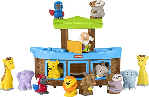 Foto 6 pulgar | Venta Internacional - Set De Juego Fisher-price Little People Noah's Ark Con 6
