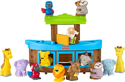 Foto 5 | Venta Internacional - Set De Juego Fisher-price Little People Noah's Ark Con 6