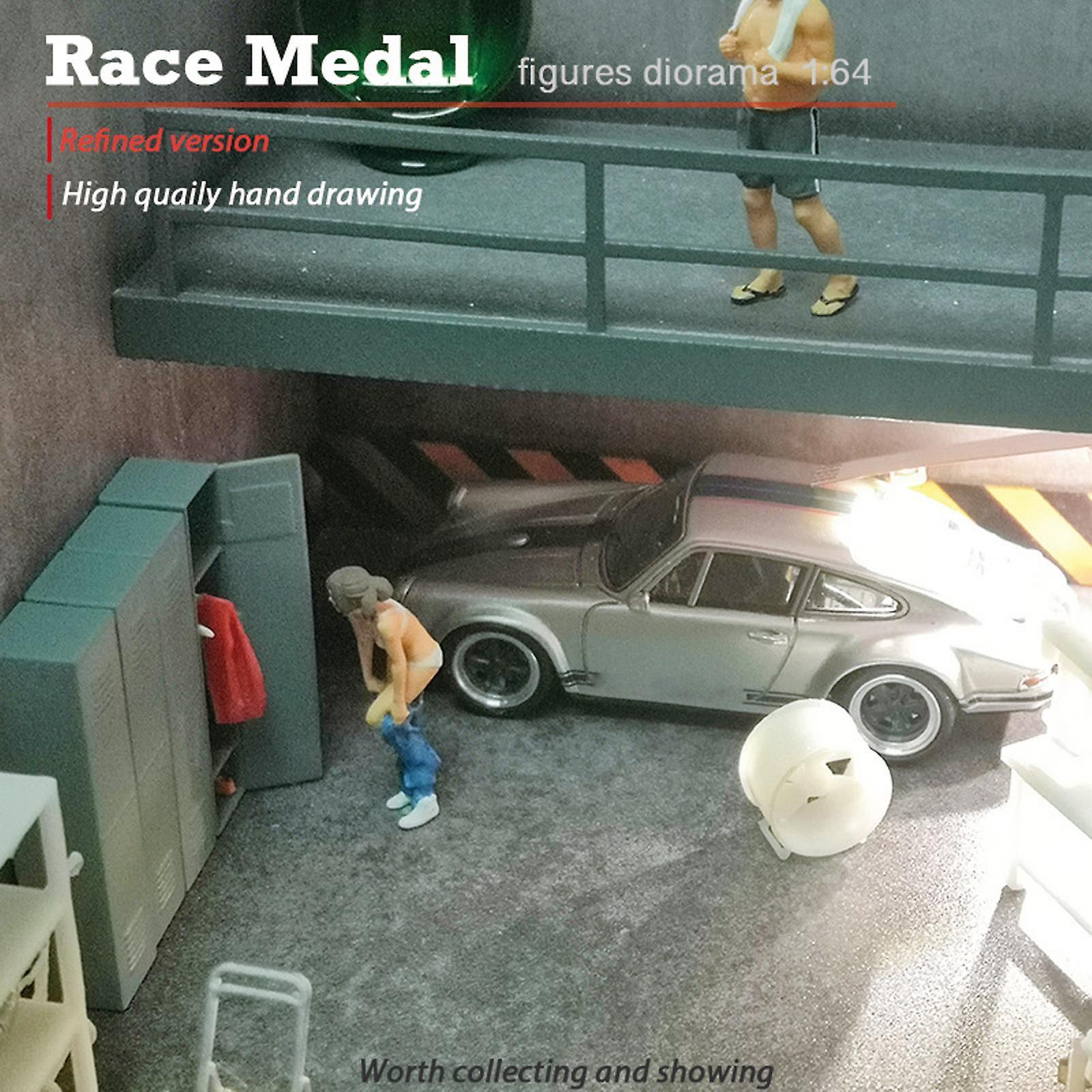 Foto 2 pulgar | Venta Internacional - Figura Miniatura Modelo 1:64 Race Medal Para Siku, Hotwheels