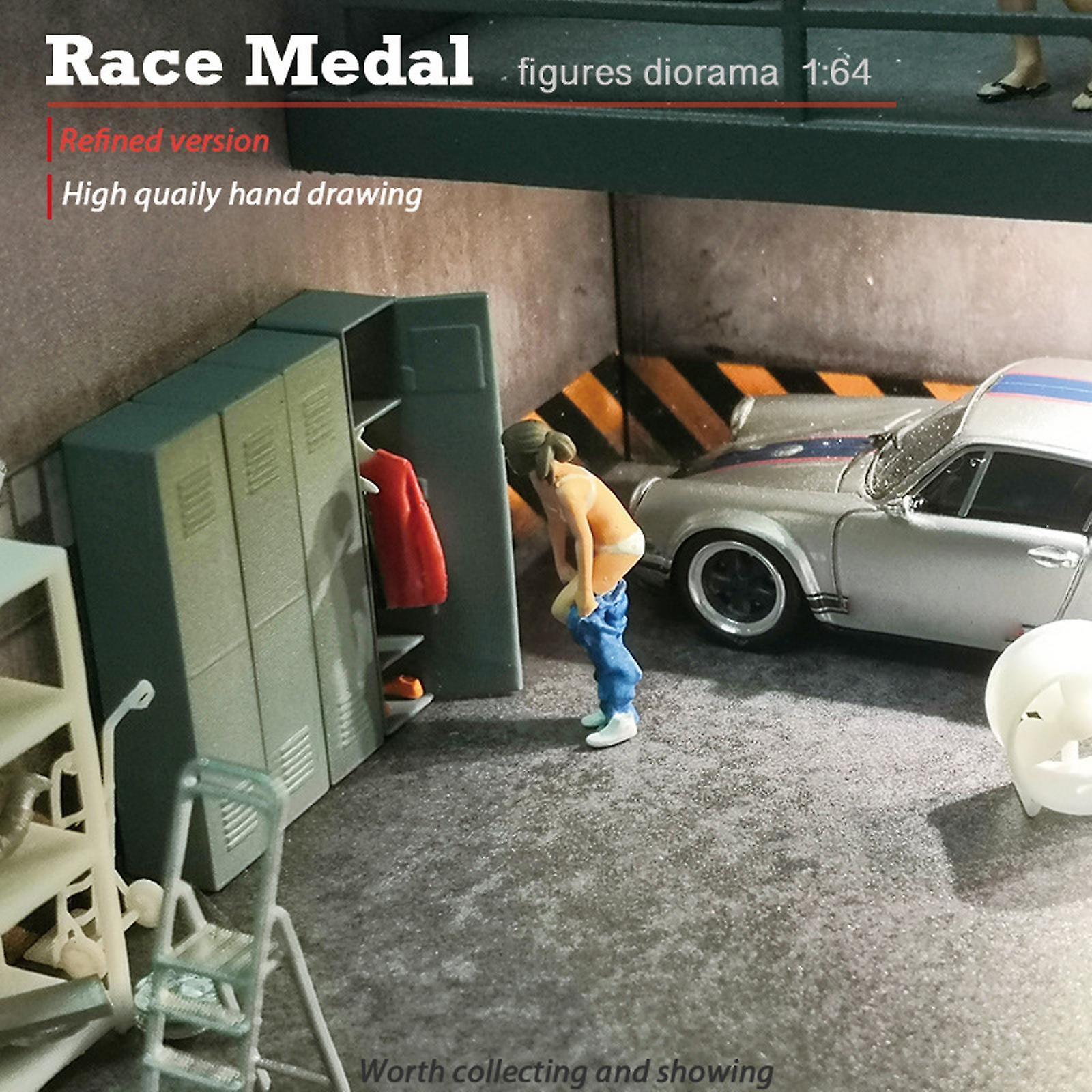 Foto 4 pulgar | Venta Internacional - Figura Miniatura Modelo 1:64 Race Medal Para Siku, Hotwheels