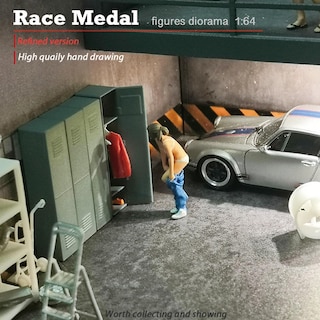Foto 3 | Venta Internacional - Figura Miniatura Modelo 1:64 Race Medal Para Siku, Hotwheels