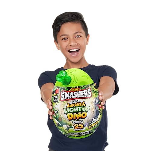 Foto 5 pulgar | Venta Internacional - Toy Zuru Smashers Mega Jurassic Light Up Dino Egg T-rex