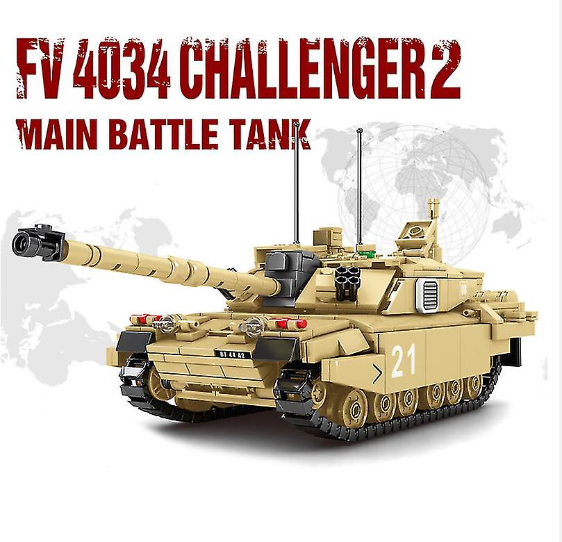 Foto 2 pulgar | Venta Internacional - Tanque Militar De Juguete Venalisa Challenger Leopard 2a7 Para Niños