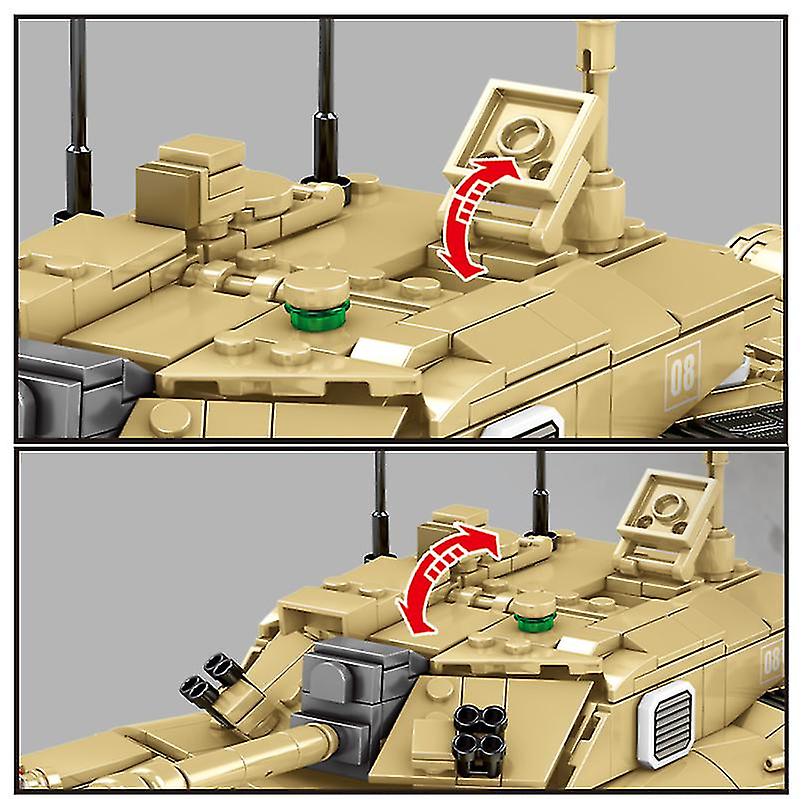 Foto 5 pulgar | Venta Internacional - Tanque Militar De Juguete Venalisa Challenger Leopard 2a7 Para Niños