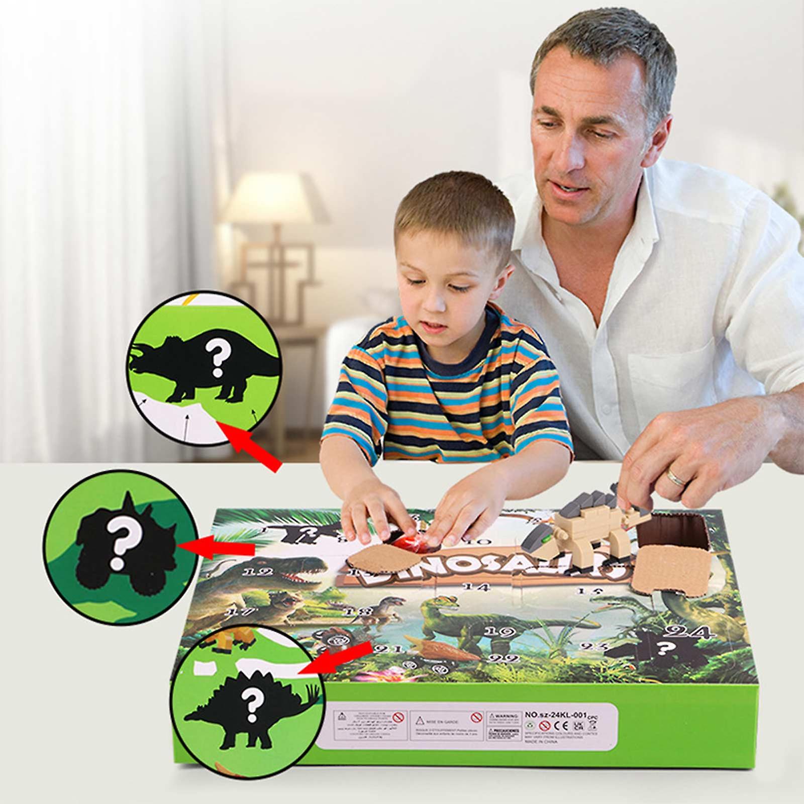 Foto 6 pulgar | Venta Internacional - Calendario Navideño Toy Block Blind Box Con Forma De Dinosaurio, Jurassic Wor
