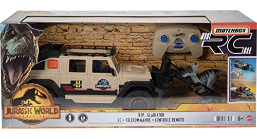 Foto 7 pulgar | Venta Internacional - Vehículo Teledirigido Jurassic World Dominion Jeep Gladiator Con Dino