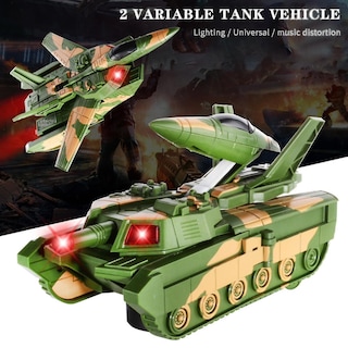 Foto 2 | Venta Internacional - Toy Army Plane Musical Transformable Con Efecto De Iluminación De 2 Pulgadas