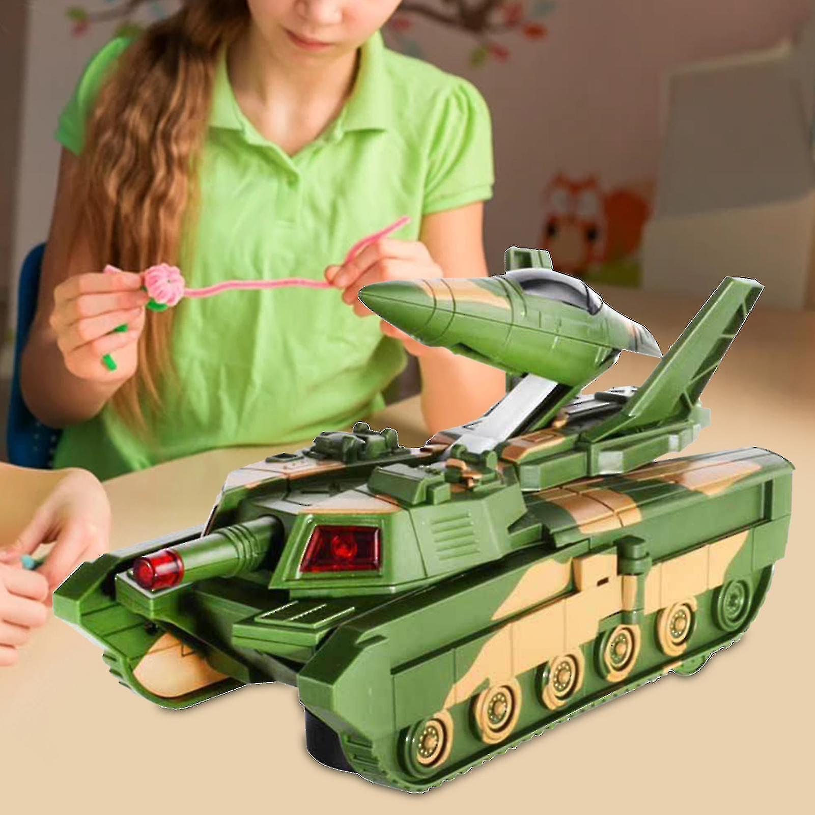 Foto 5 pulgar | Venta Internacional - Toy Army Plane Musical Transformable Con Efecto De Iluminación De 2 Pulgadas