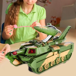Foto 4 | Venta Internacional - Toy Army Plane Musical Transformable Con Efecto De Iluminación De 2 Pulgadas