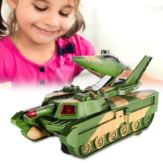 Foto 5 | Venta Internacional - Toy Army Plane Musical Transformable Con Efecto De Iluminación De 2 Pulgadas