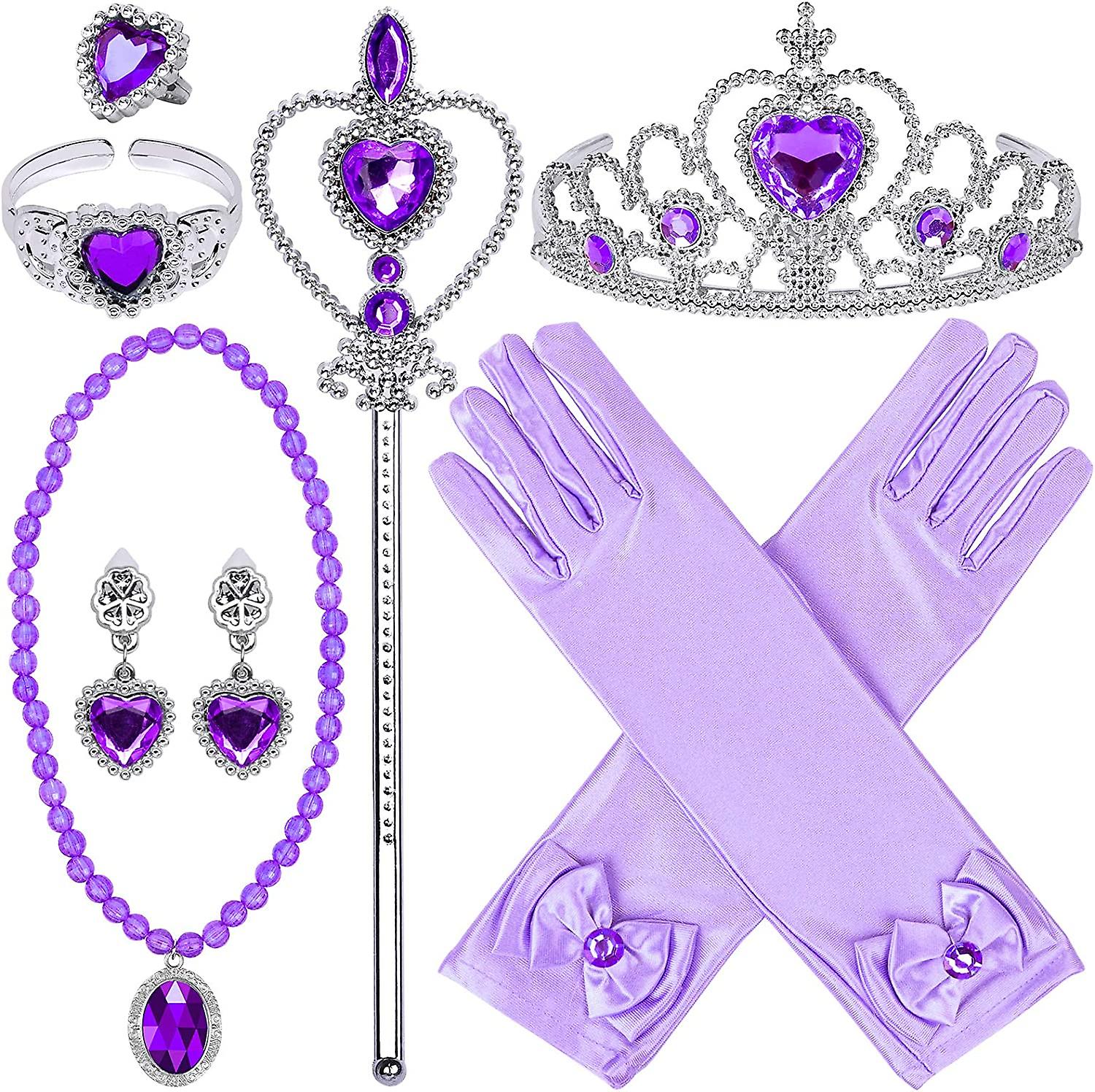 Foto 2 pulgar | Venta Internacional - Set De Accesorios De Disfraces De Princesa, 9 Piezas, Para Niñas