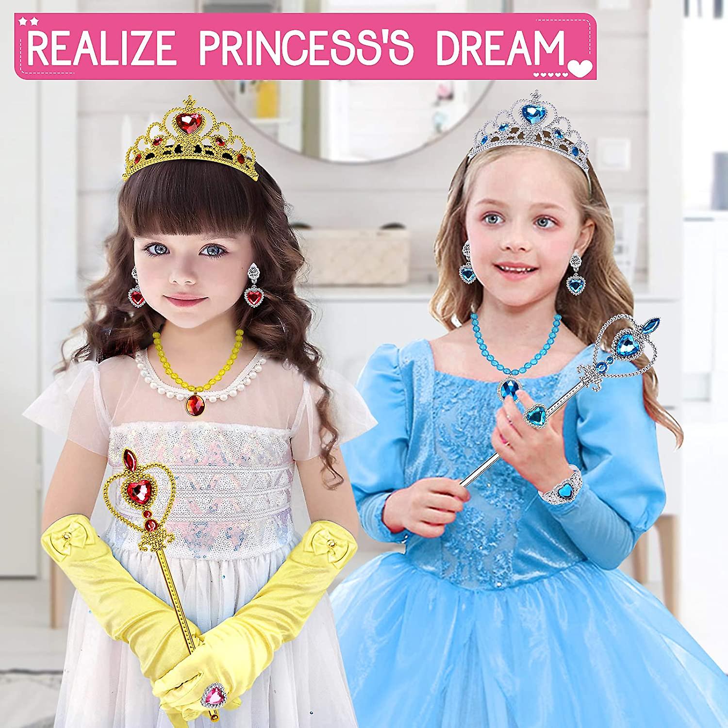 Foto 3 pulgar | Venta Internacional - Set De Accesorios De Disfraces De Princesa, 9 Piezas, Para Niñas