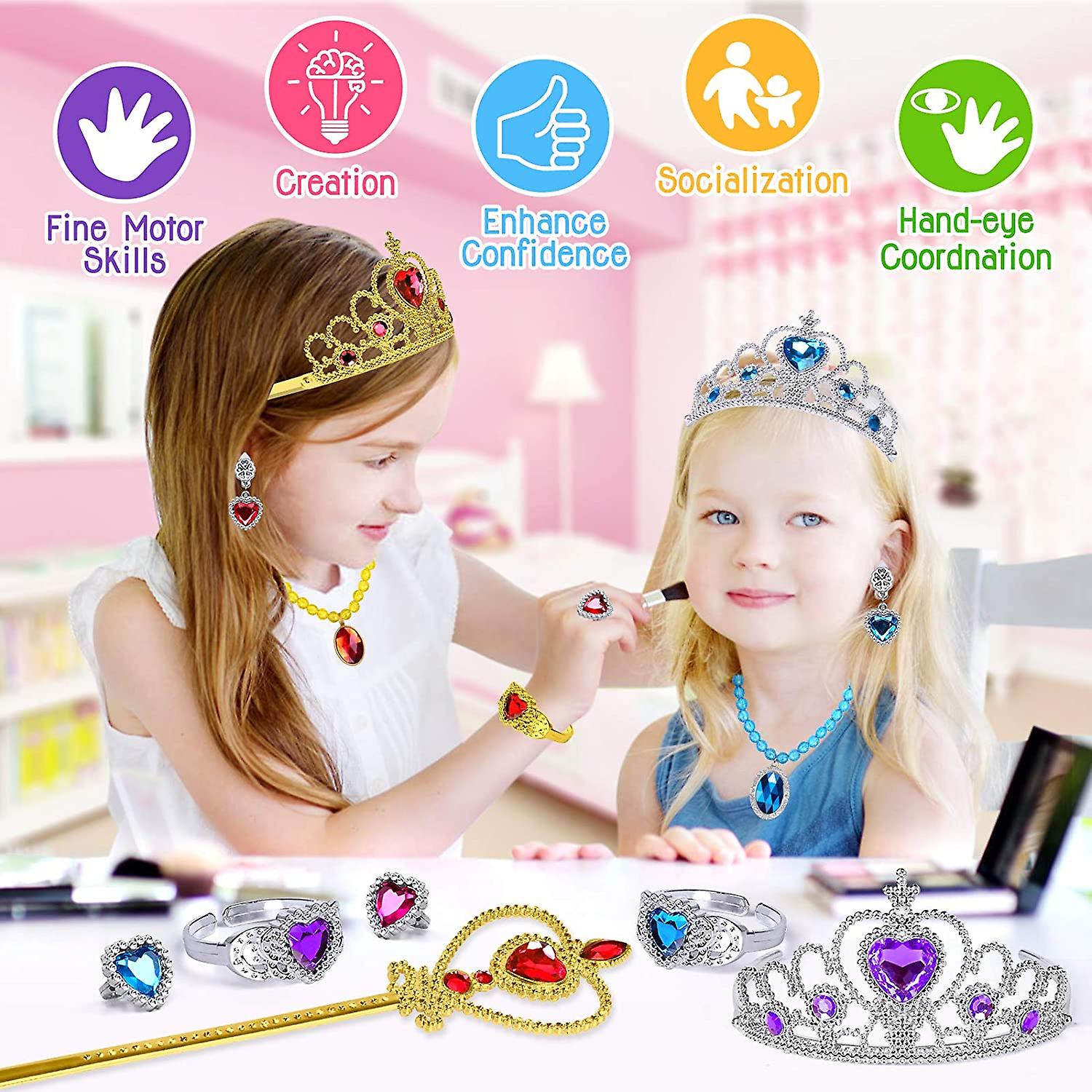 Foto 4 pulgar | Venta Internacional - Set De Accesorios De Disfraces De Princesa, 9 Piezas, Para Niñas