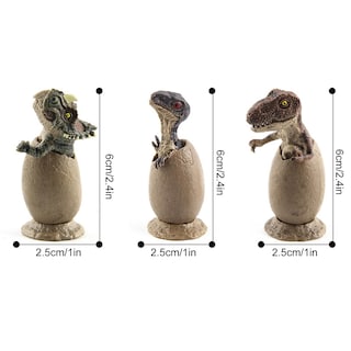 Foto 3 | Venta Internacional - Modelo De Dinosaurio Con Forma De Caparazón Medio Roto Con Base, 3 Unidades