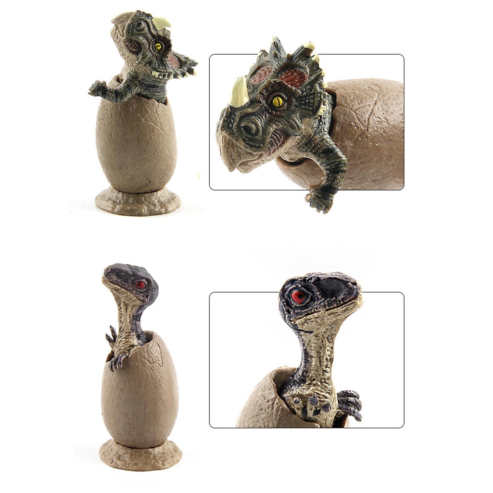 Foto 5 pulgar | Venta Internacional - Modelo De Dinosaurio Con Forma De Caparazón Medio Roto Con Base, 3 Unidades