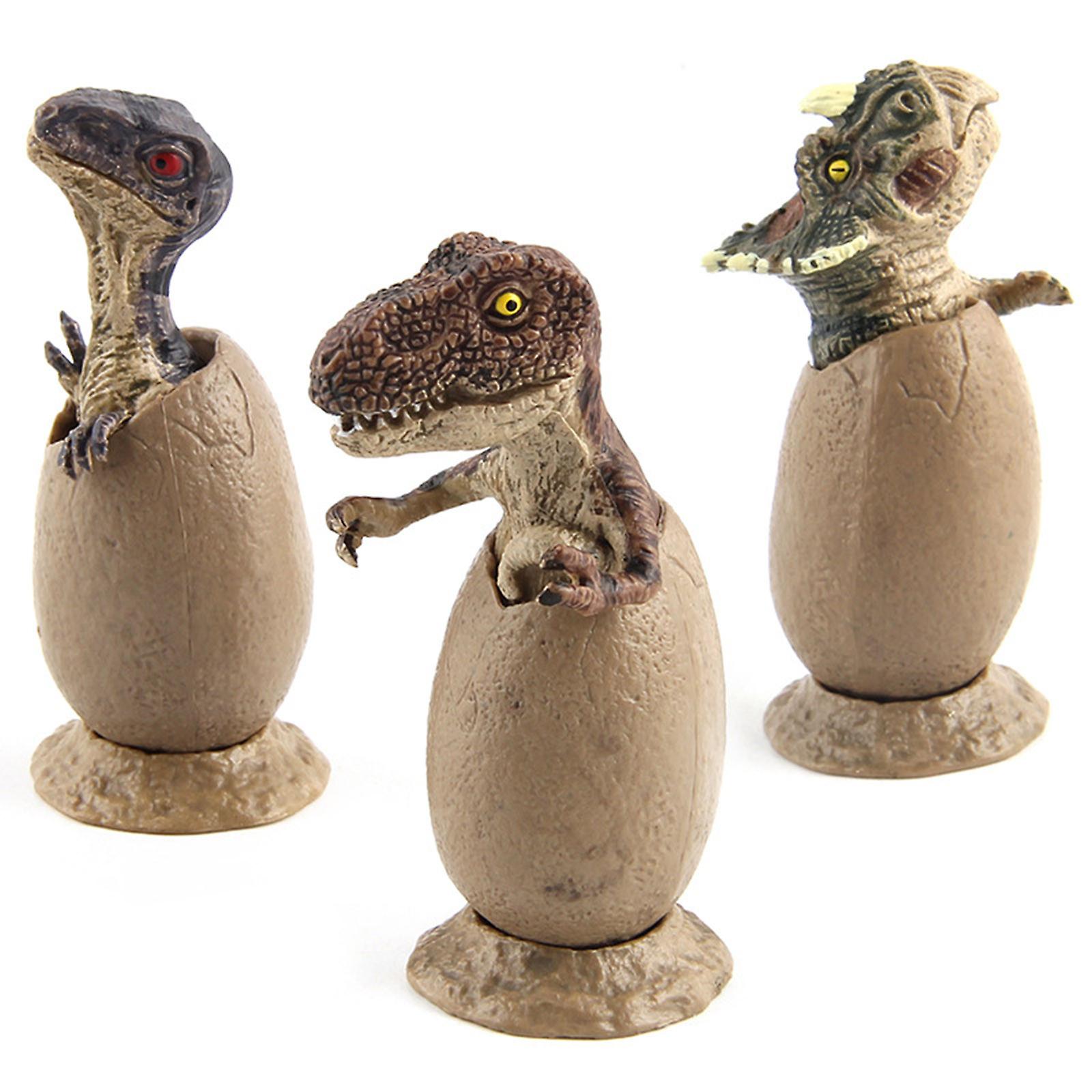 Foto 6 pulgar | Venta Internacional - Modelo De Dinosaurio Con Forma De Caparazón Medio Roto Con Base, 3 Unidades