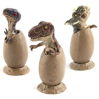 Foto 5 | Venta Internacional - Modelo De Dinosaurio Con Forma De Caparazón Medio Roto Con Base, 3 Unidades