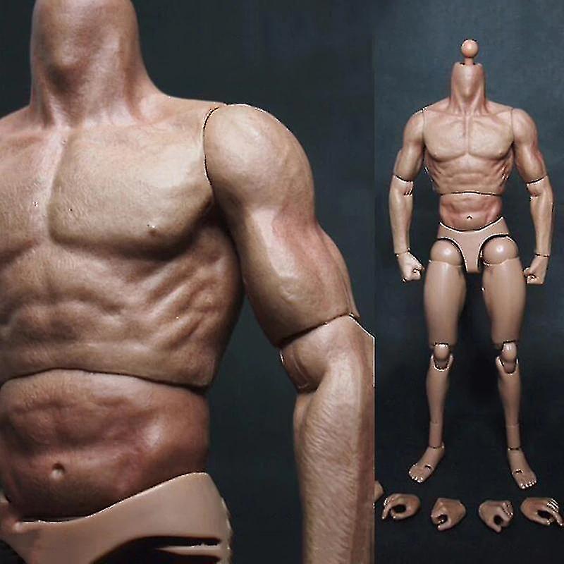 Venta Internacional - Figura De Acción A Escala 1/6, Cuerpo Masculino, Pecho Militar, Musculoso