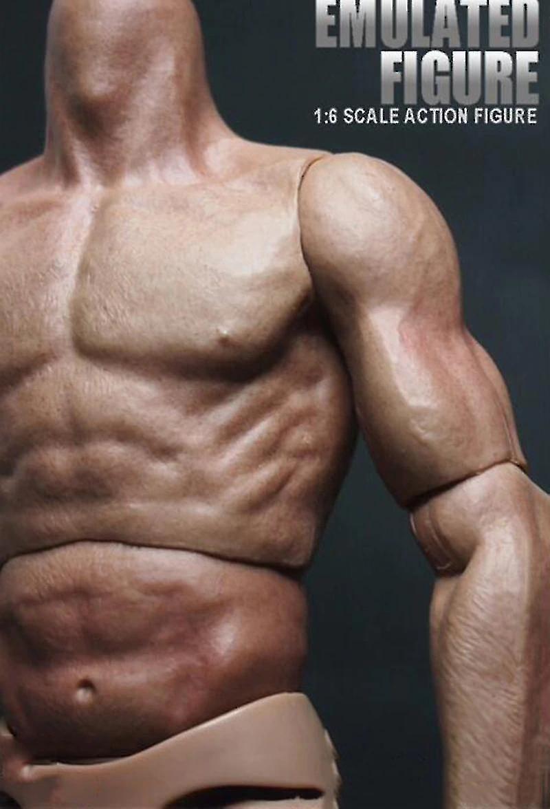 Foto 4 pulgar | Venta Internacional - Figura De Acción A Escala 1/6, Cuerpo Masculino, Pecho Militar, Musculoso