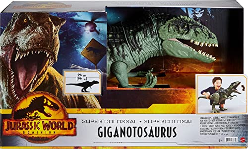 Foto 7 pulgar | Venta Internacional - Dinosaurio Giganotosaurus Supercolosal De Juguete De Jurassic World