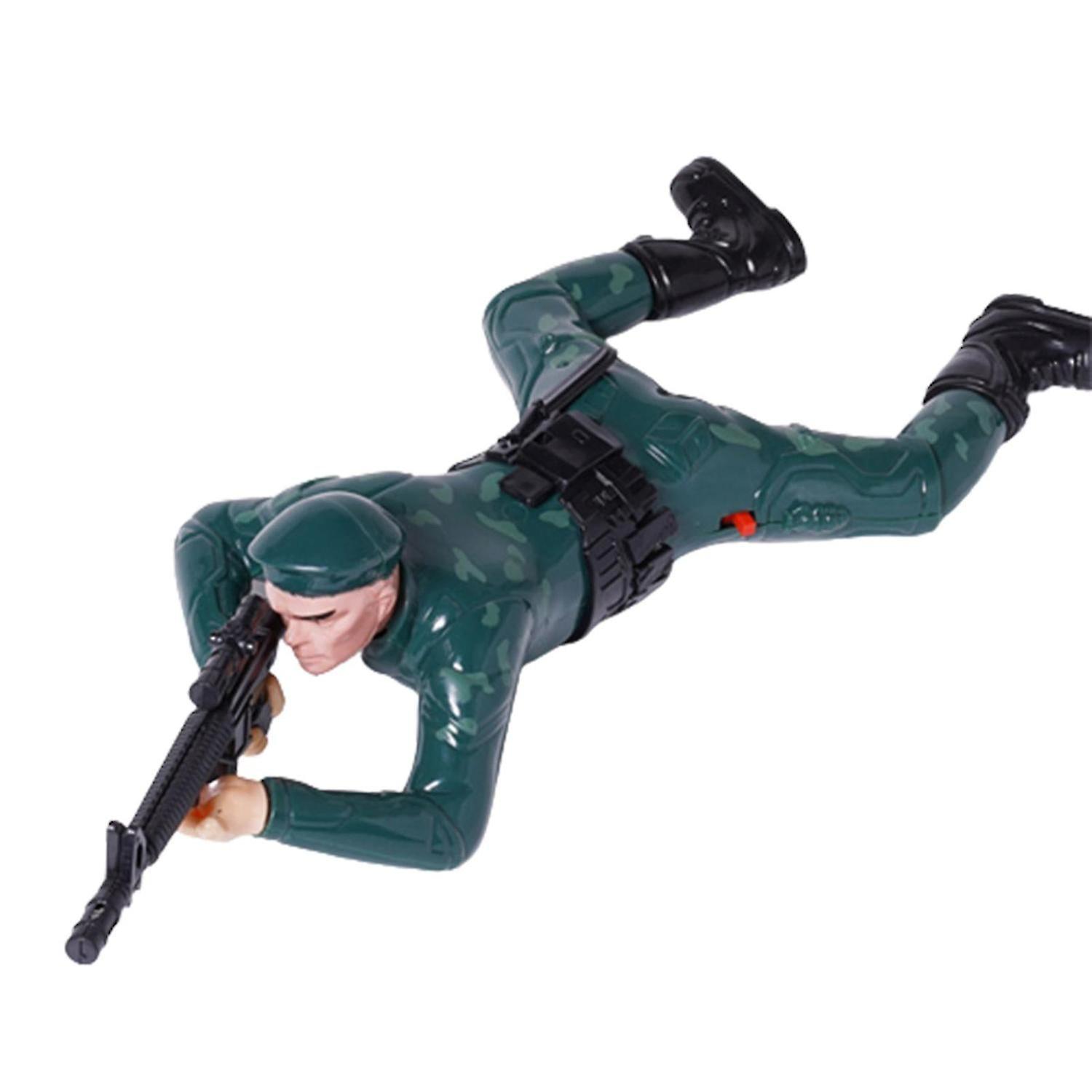 Venta Internacional - Juguete Eléctrico De La Colección Crawling Soldier Modelo Verde