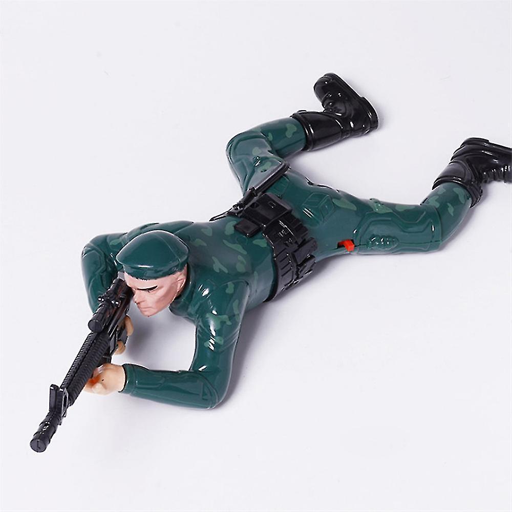 Foto 3 pulgar | Venta Internacional - Juguete Eléctrico De La Colección Crawling Soldier Modelo Verde