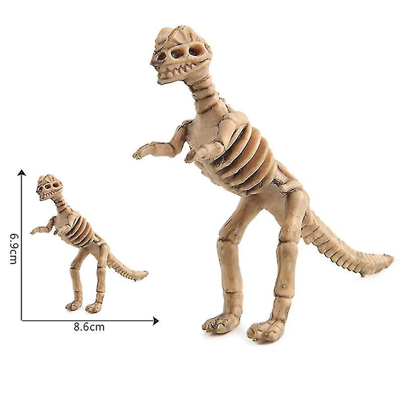 Foto 6 pulgar | Venta Internacional - Juguete De Dinosaurio Sajy Para Niños, Esqueleto Realista De Acción Fósil