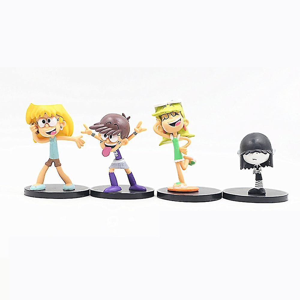 Foto 3 pulgar | Venta Internacional - Figuras, Estatuas, Juguetes, Personajes De The Loud House, 8 Piezas
