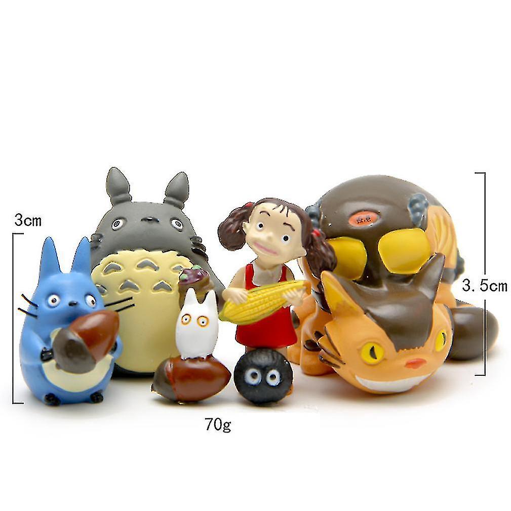 Foto 3 pulgar | Venta Internacional - Figura De Juguete Hayao Miyazaki Totoro Girl Chestnut, 6 Unidades