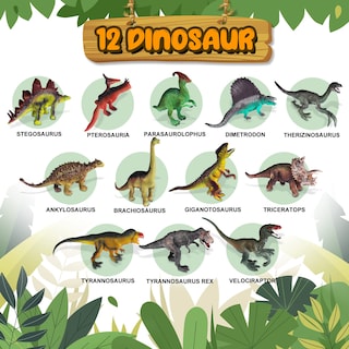 Foto 2 | Venta Internacional - Libro De Sonido Dinosaur Toys Con 12 Figuras De Juguete Para Niños De 3 A 6 Años