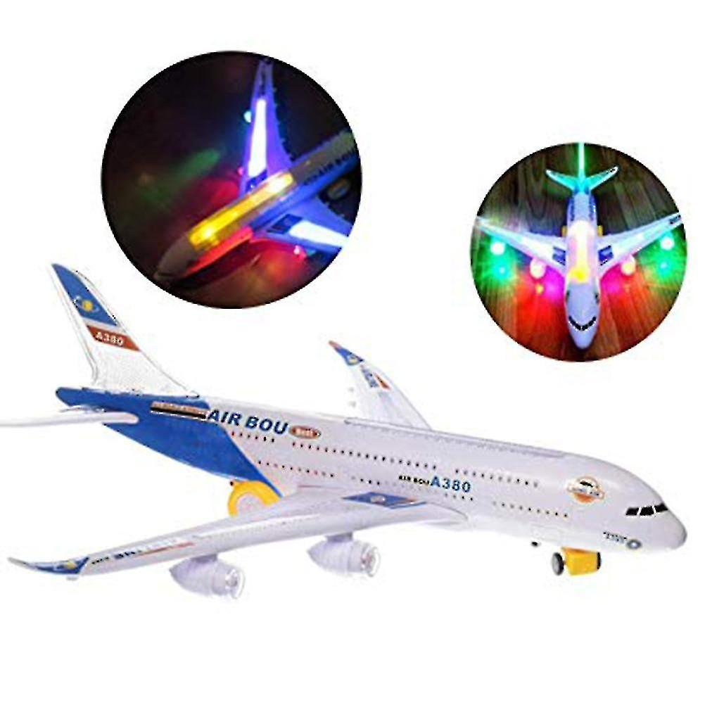 Foto 2 pulgar | Venta Internacional - Avión Eléctrico De Juguete De Acción Con Luces Y Sonidos