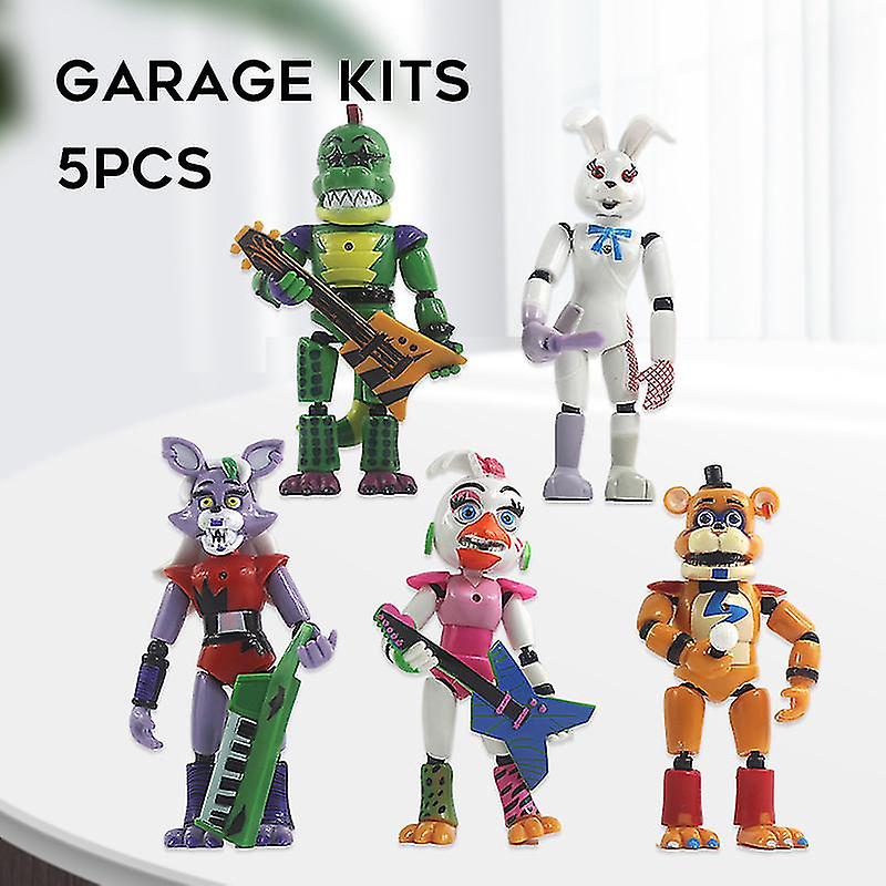 Foto 2 pulgar | Venta Internacional - Figure Toy Sajy Five Nights At Freddy's, Juego De Pvc, 5 Unidades