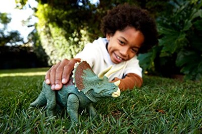 Foto 2 | Venta Internacional - Juguete De Dinosaurio Mattel Jurassic World Dominion Triceratops