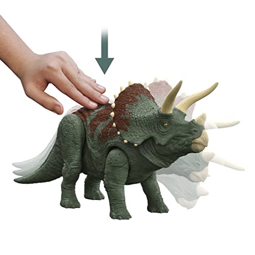 Foto 4 pulgar | Venta Internacional - Juguete De Dinosaurio Mattel Jurassic World Dominion Triceratops