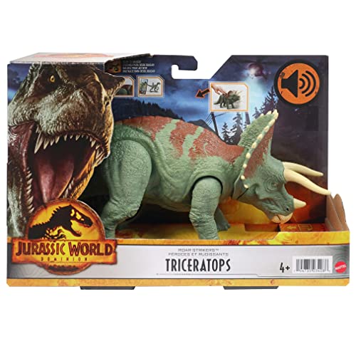 Foto 7 pulgar | Venta Internacional - Juguete De Dinosaurio Mattel Jurassic World Dominion Triceratops