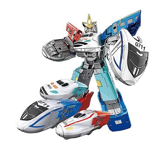 Venta Internacional - Figura De Acción De Superhéroes De Coche Robot De Juguete Modelo 3c 15-20 Cm