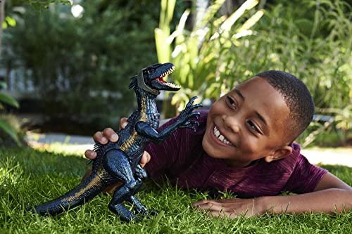 Foto 3 pulgar | Venta Internacional - Figura De Dinosaurio Mattel Jurassic World Track N Attack Indorap