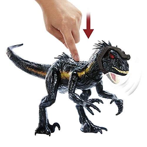 Foto 5 pulgar | Venta Internacional - Figura De Dinosaurio Mattel Jurassic World Track N Attack Indorap