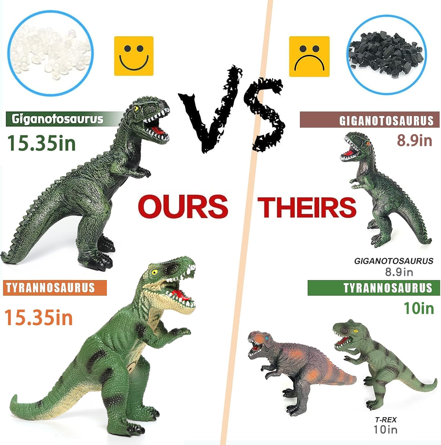 Foto 4 pulgar | Venta Internacional - Dinosaur Toys Gzsbaby Jumbo De 6 Piezas Para Niños De 3 A 5 Años